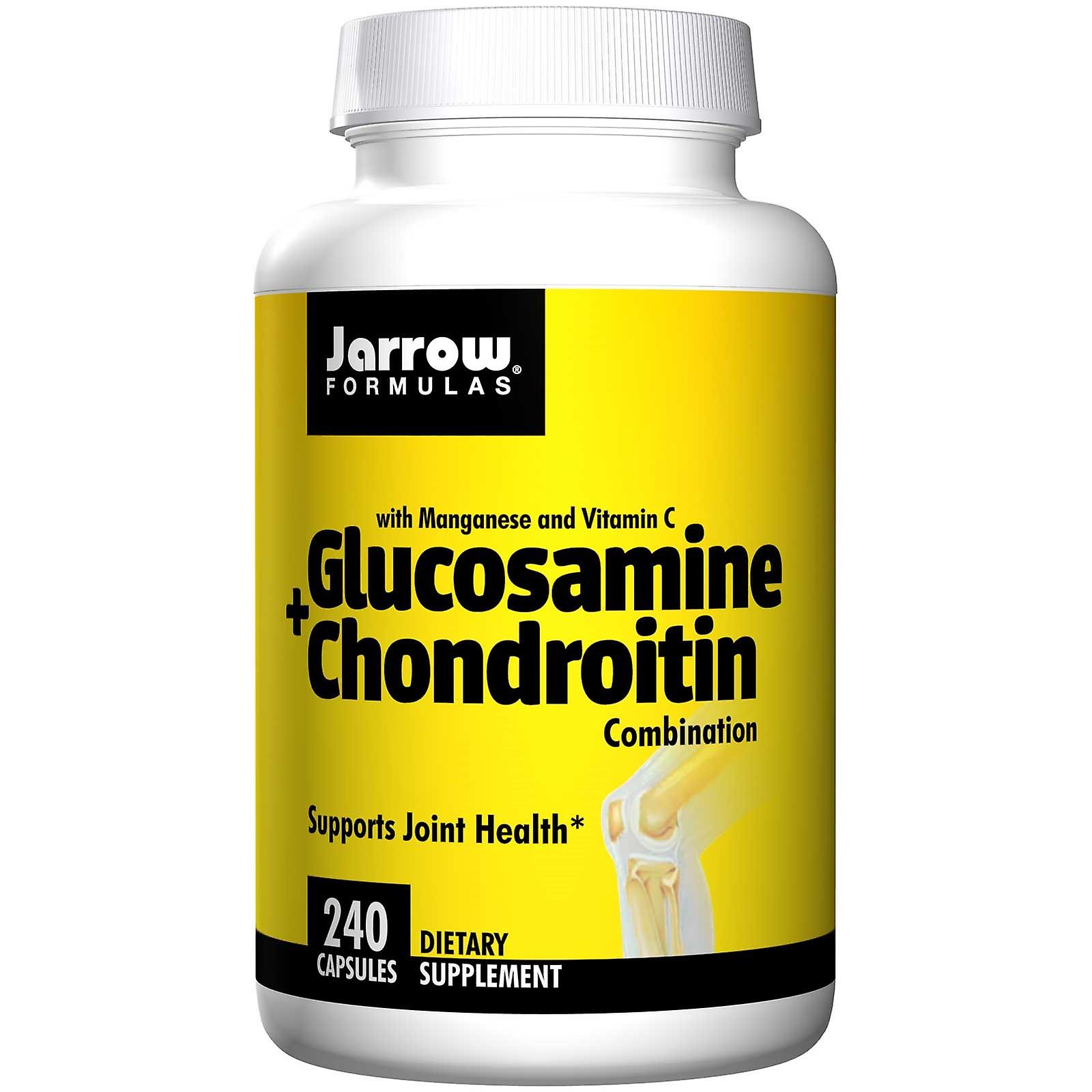 Glucosamine + Chondroitin Combination (240 Capsules) Jarrow Formulas