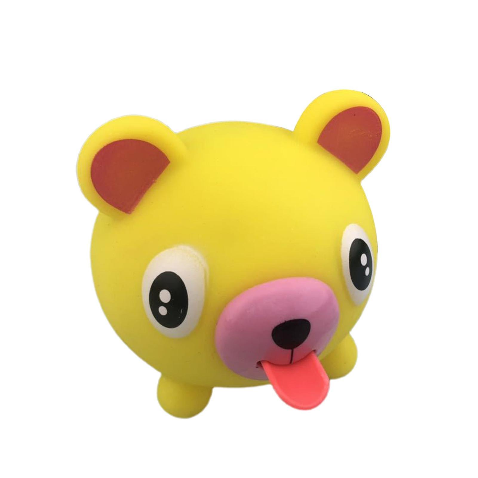 Cartoon Animal Squeeze Tongue Out Rebound Stress Relief Children Toy Doll Gift Kaesi
