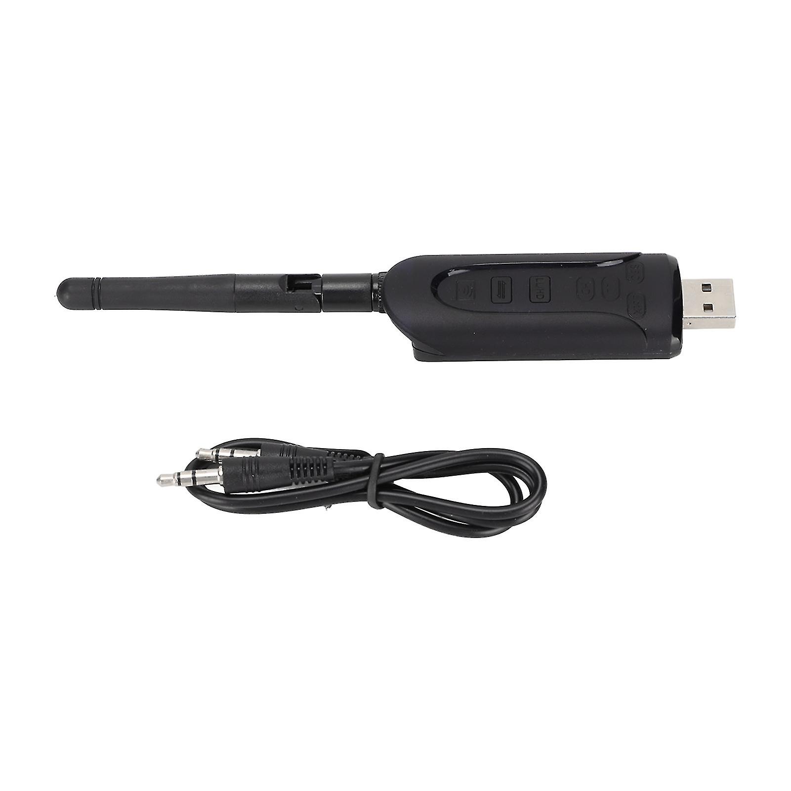 LE502 BT transmitter low latency BT 5.3 transmitter support call back to computer 1 for 2