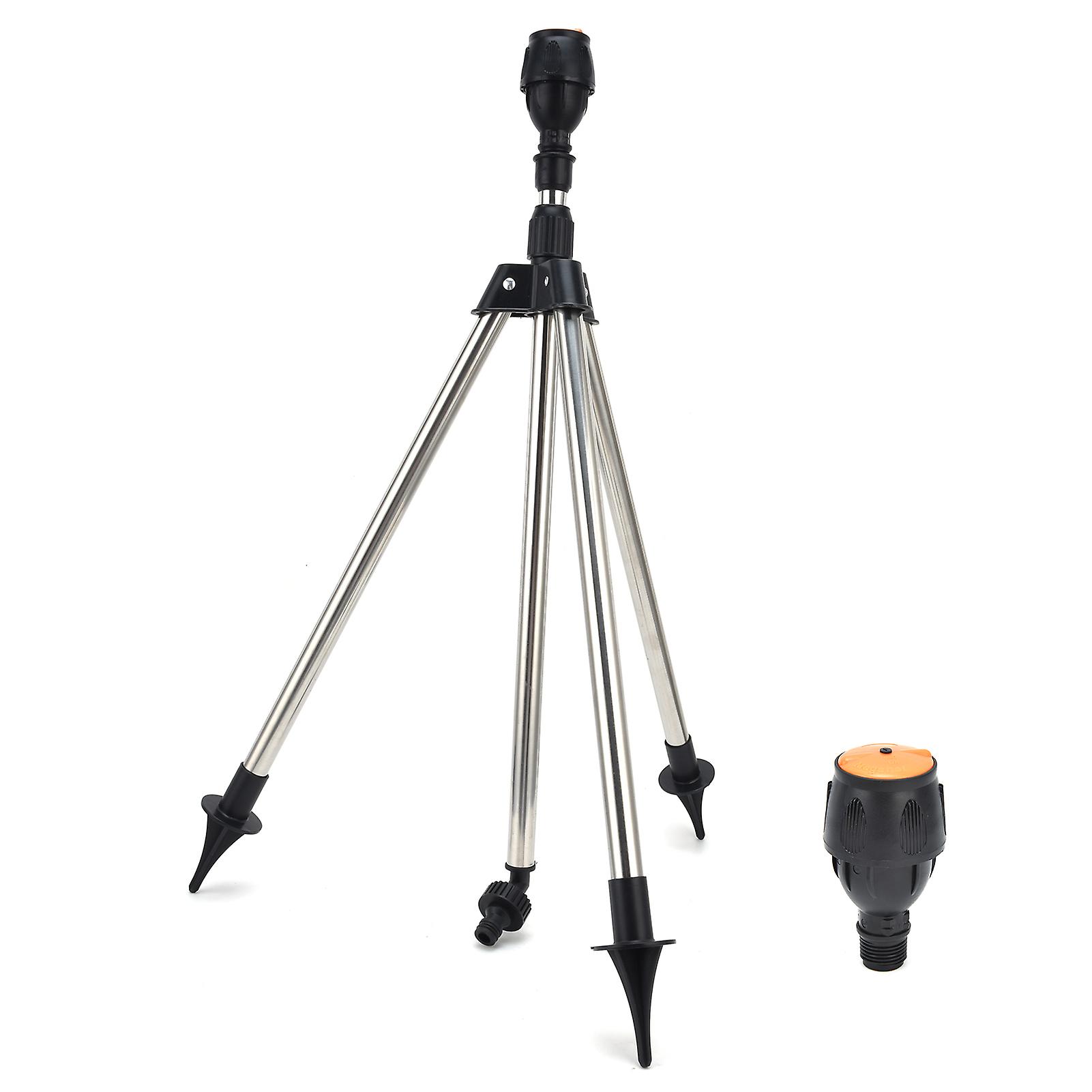 Automatic Rotating Sprinkler with Tripod, 360 Degree Watering Nozzle for Garden Agricultural Irrigation