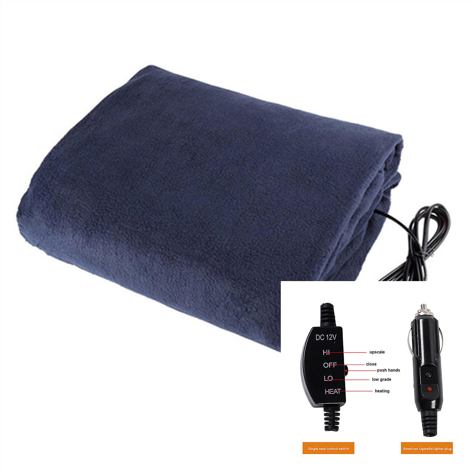 Beheizte Autodecke 12v elektrischer Wurf Hi/Low Heat 45 Min Auto Off 145*100cm Blau