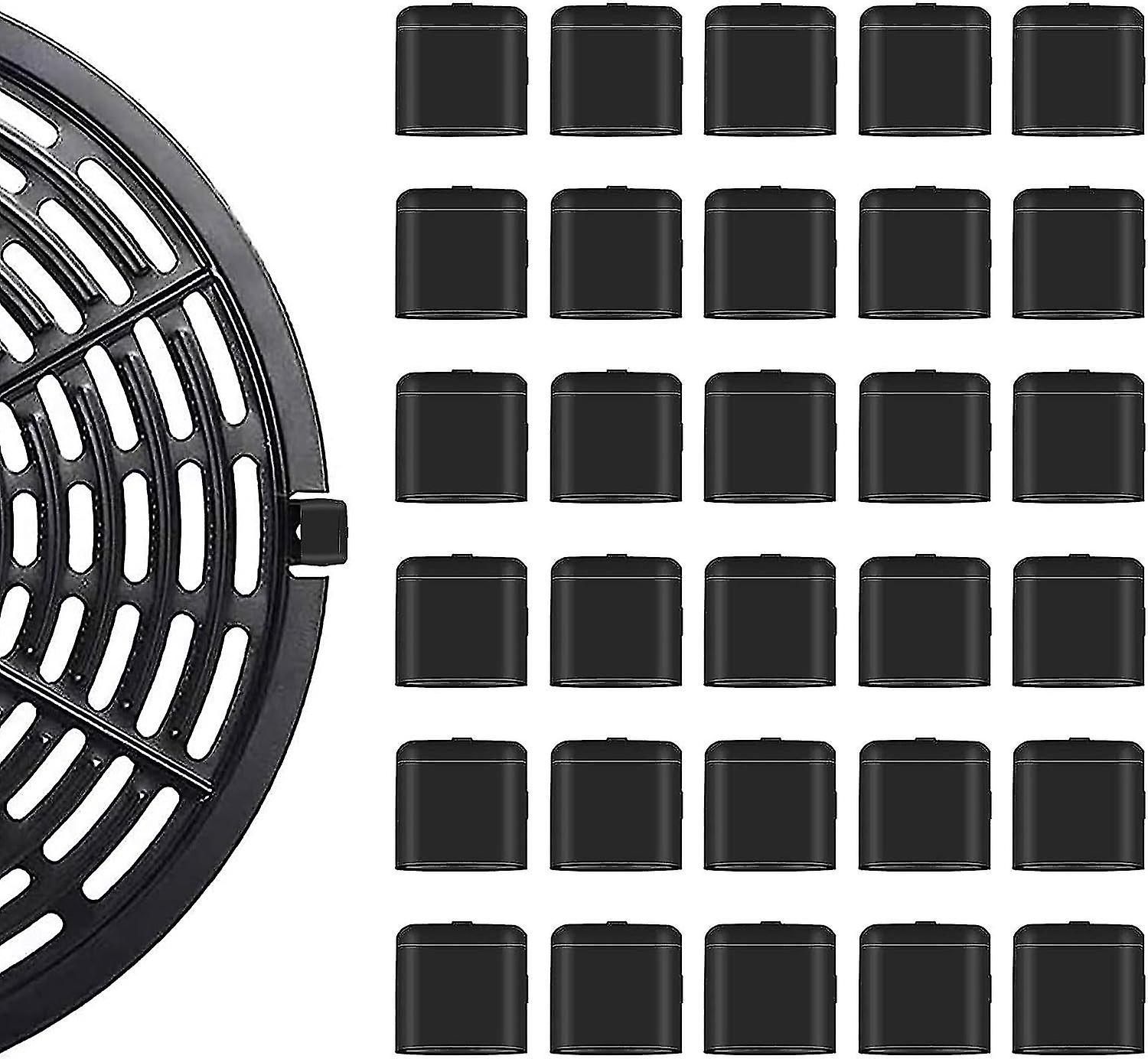 30 pièces pare-chocs en caoutchouc de friteuse à air, pièces de rechange de friteuse à air, languettes en caoutchouc de remplacement, pare-chocs en caoutchouc de remplacement pour plaque de gril de friteuse à air, Air Fr