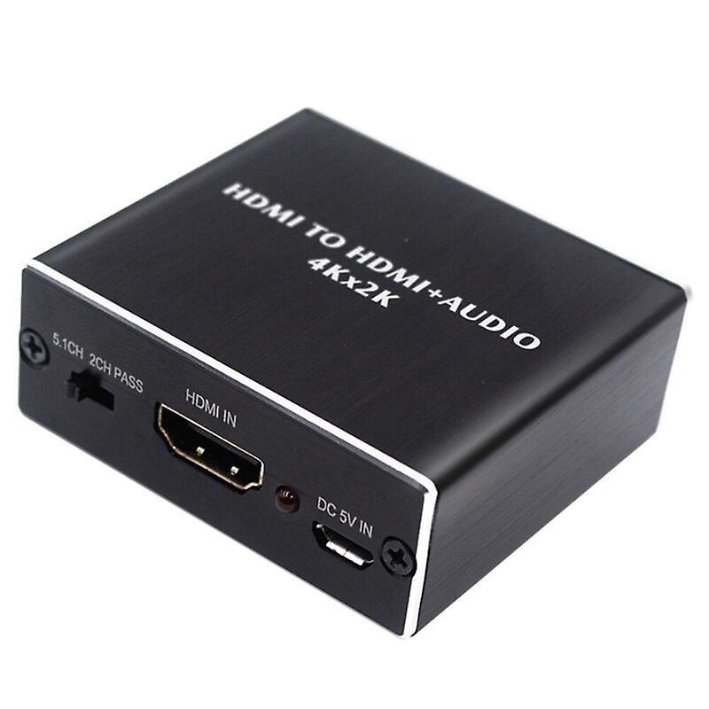 HDMI Stereo Audio Extractor Converter 4K * 2K HDMI to HDMI + Optical SPDIF 3.5mm