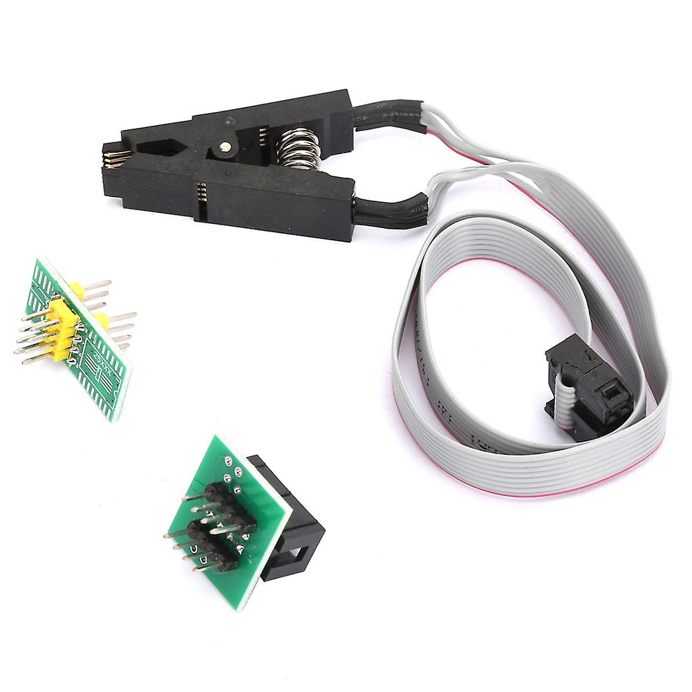SOIC8 SOP8 Flash Chip IC Test Clip Programming Socket Adapter Board Cable