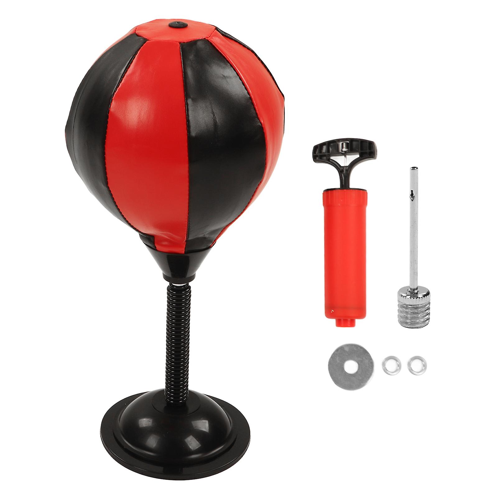 Verdant Touch PU Punch Ball Desktop Stress Relief Ball PU Punching Bag with Steel Spring, Fitness Kids Physical Training.