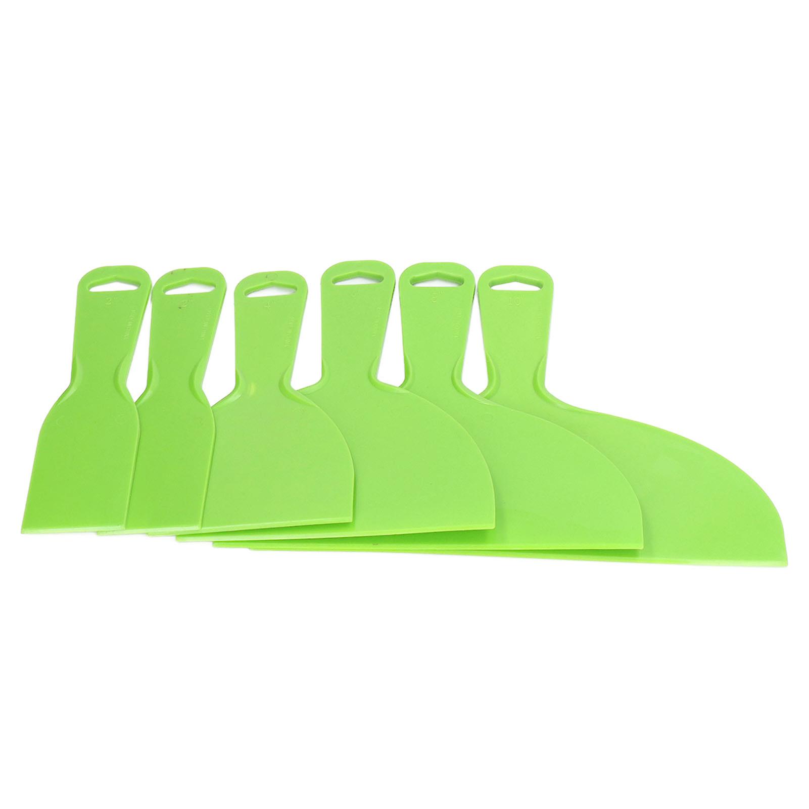 6Pcs ABS Putty Knife Set for Spackle Taping Scraper 2-10in