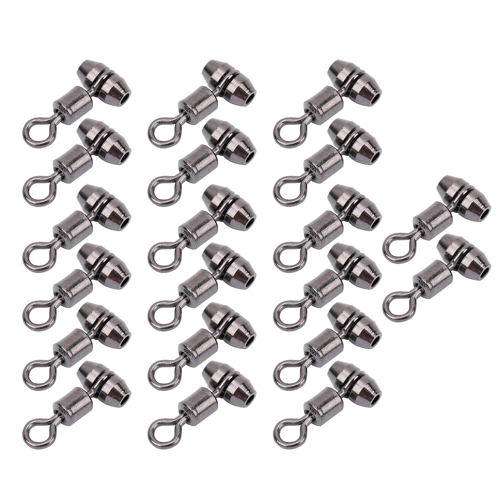 20pcs Copper Oval Medium American Swivel Hook Gear Connector