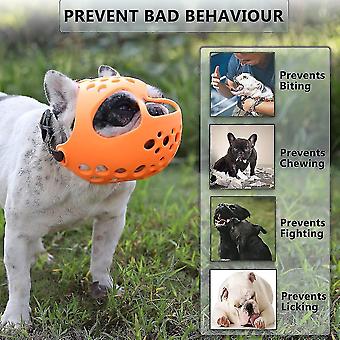 Muso Per Cani Museruola Per Cani Con Muso Corto Maschera Regolabile Museruola Cane Muso Corto - Foto 9