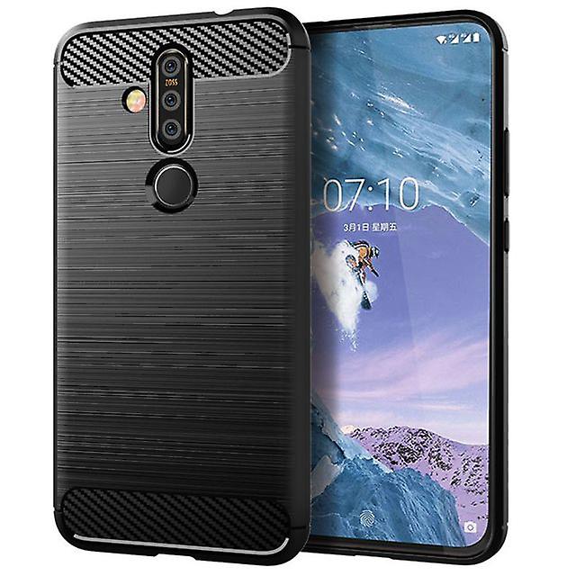 Soft Durable Protective Shell Case for Nokia X71 - Black