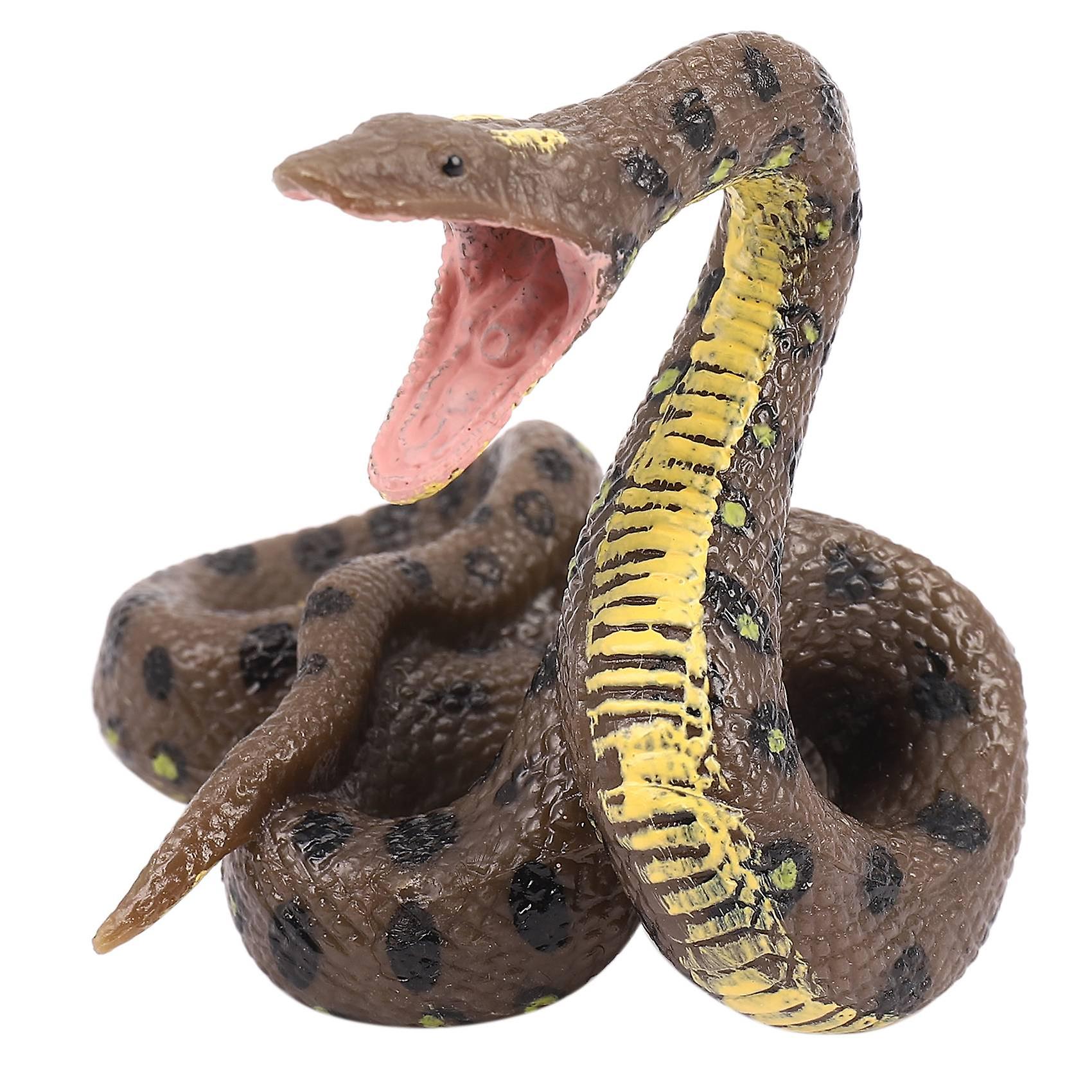 Children's Toy Simulation Reptile Giant Big Python Wild Animal Snake Model