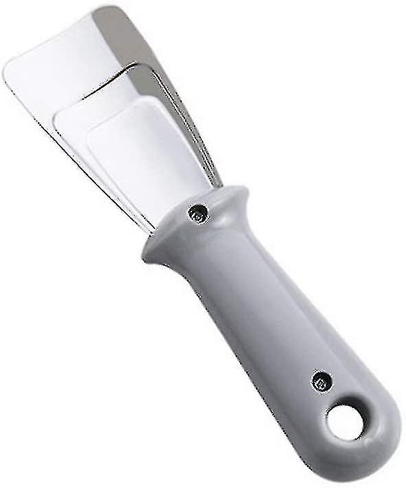 Refrigerator Ice Scraper Freezer Scraper Stainless Steel Small Ice Remove Cleaner With Handle Gray