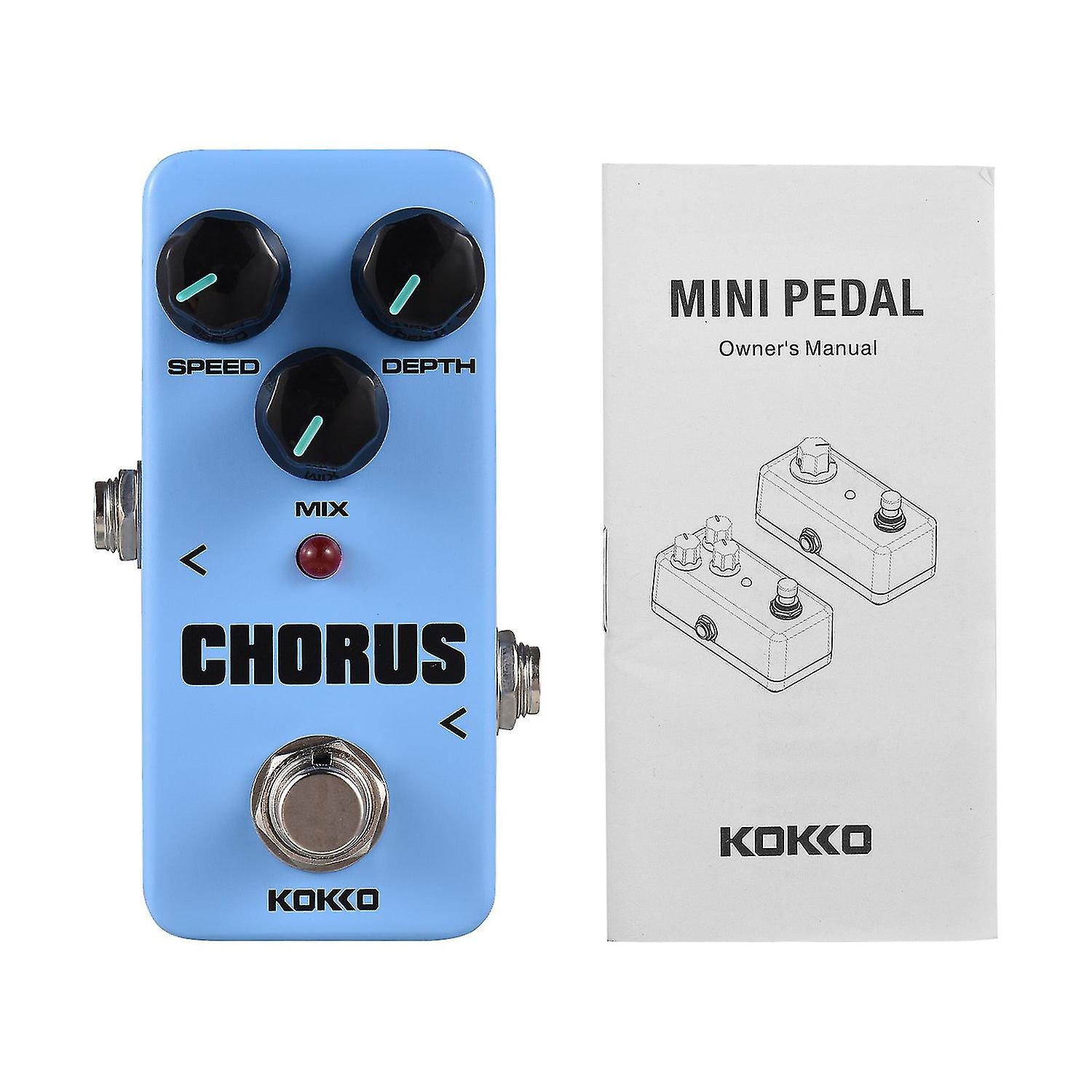 Kokko Fch2 Chorus Elgitarr Effektpedal Bärbar Gitarr Effektor Mini Singel Elgitarr 