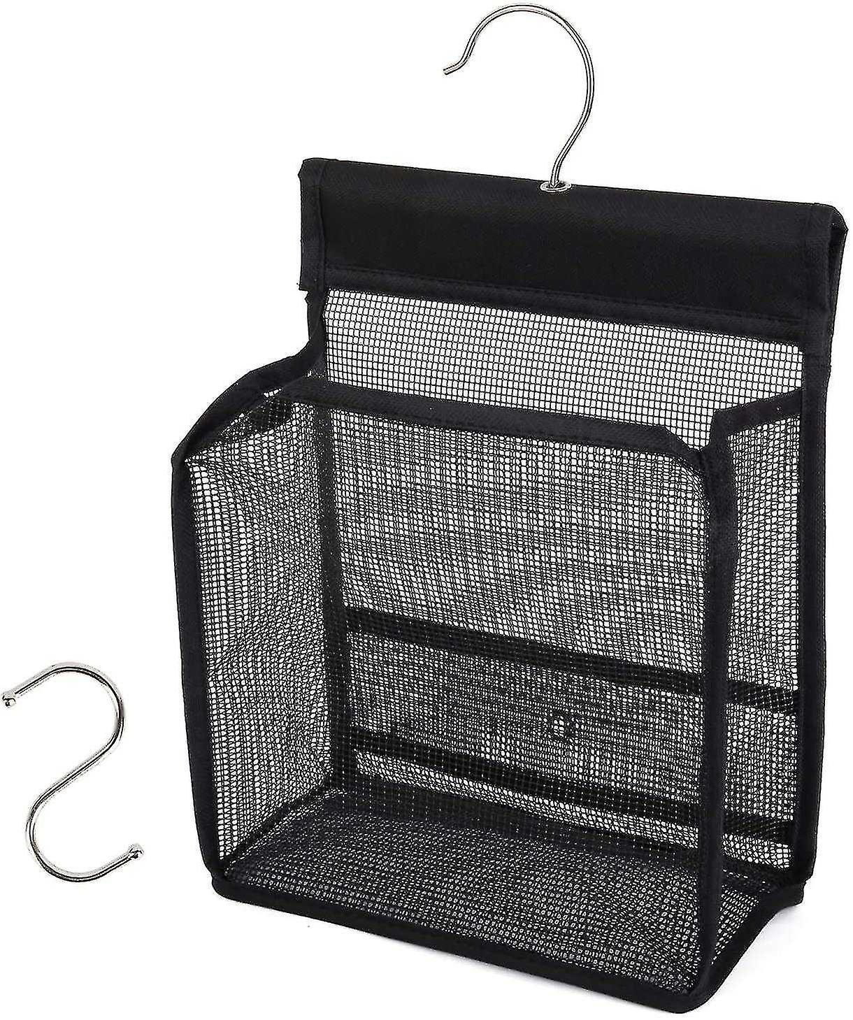 Hanging Mesh Shower Caddy College With Hooks, Bath Baskets Organizer Storage