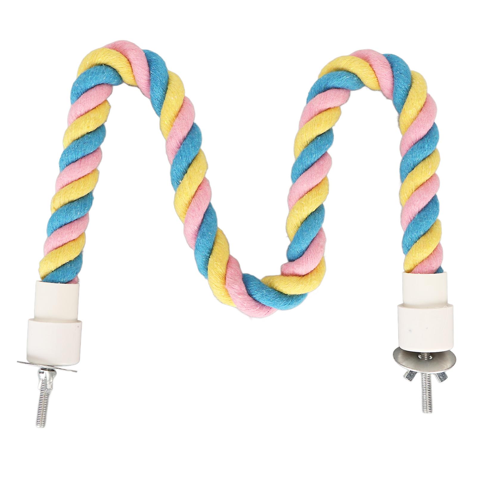 Flexible Cotton Rope Bird Perch, Parrots