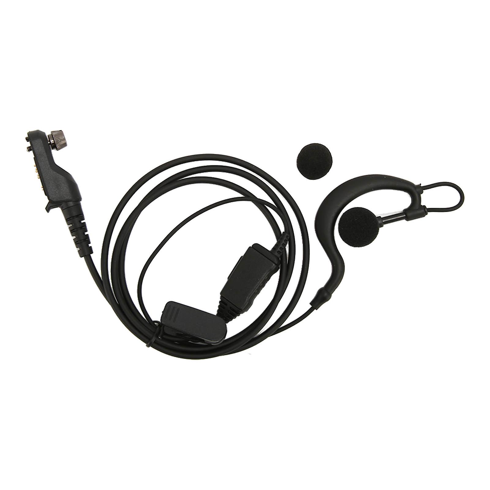 Push-to-Talk Earhook Earpiece Compatible with Hytera Two-Way Radios