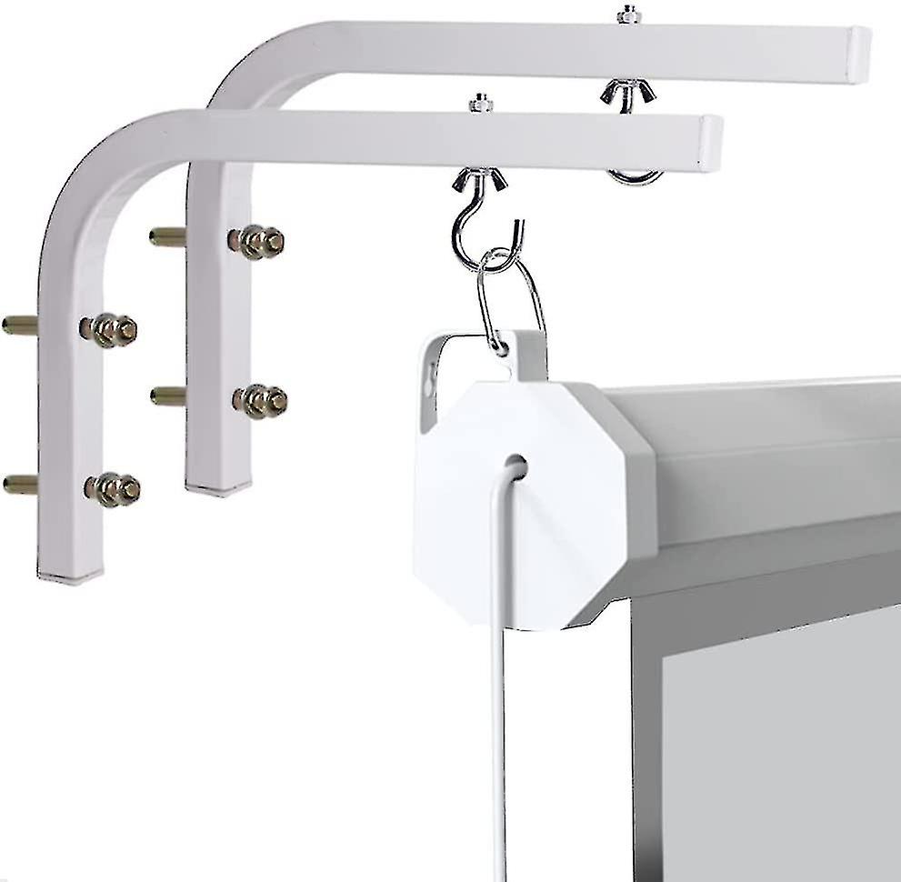 Universal Wall Mount Projector Ceiling Bracket Projector Screen L Brackets Projection Screen Hangers With Hook For Home Projector And Cinema Screens J