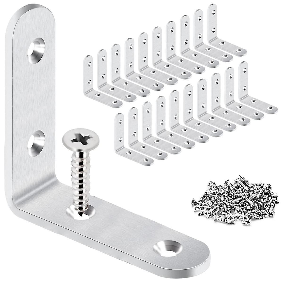 Angle Bracket, Thick L-shape Bracket With Screw Connection Angle Bracket For Wooden Table, Dressing