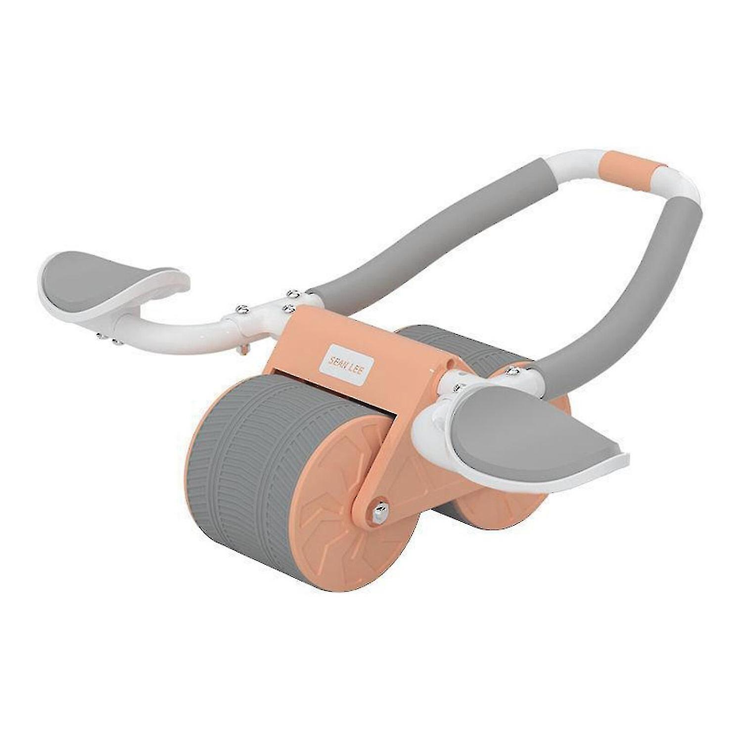 Automatic Abdominal Wheel,wheels Ab Roller With Elbow Pad For Abdominal E*ercises And Plank Trainer,