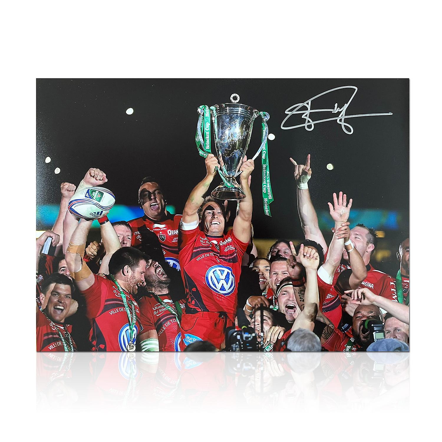Ο Jonny Wilkinson υπέγραψε ράγκμπι της Τουλόν Φωτογραφία: Heineken Cup