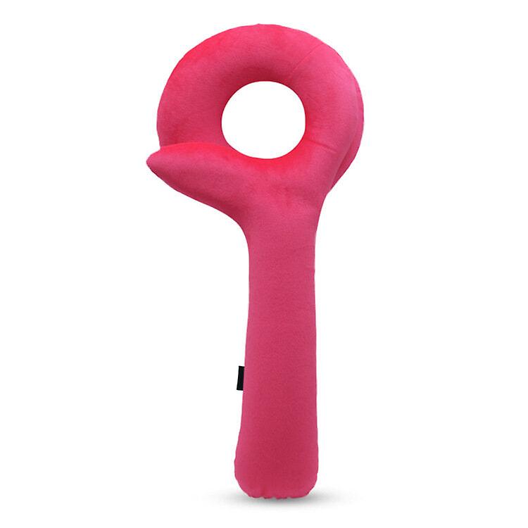 Q Shape Inflatable Decompression Support Headrest Portable Pillow Neck Head Chin Memory Cushion