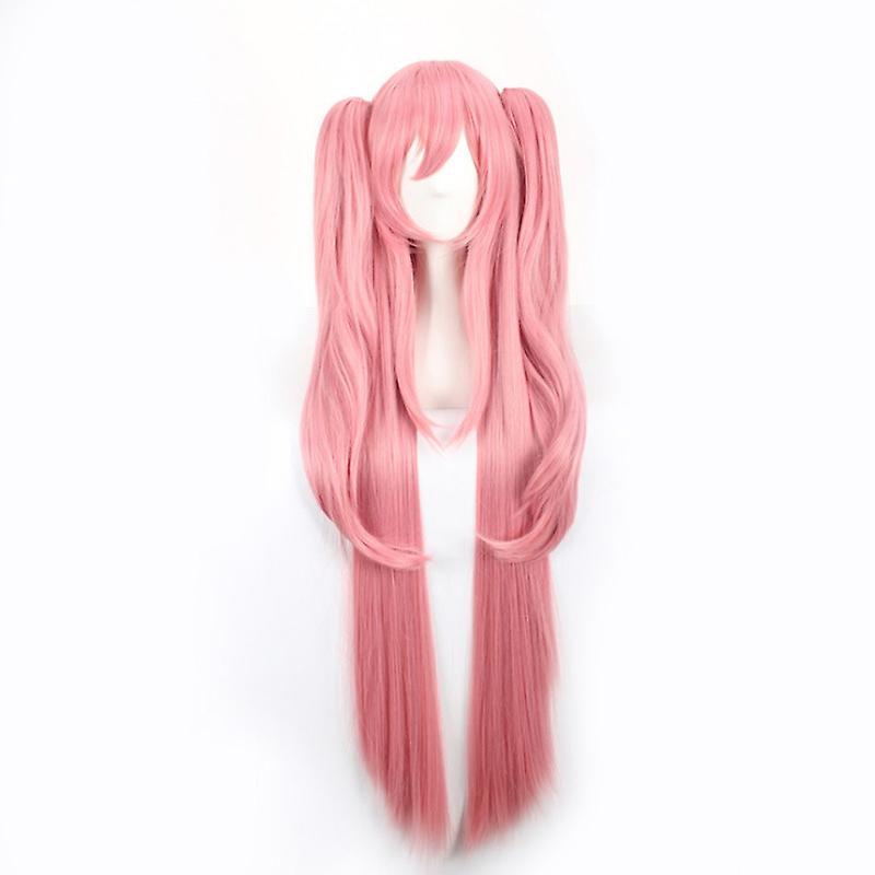 Redkid Halloween Perruque Anime Cosplay Krul Tepes Perruque 100cm Long Cheveux Raides Ponytail Owari