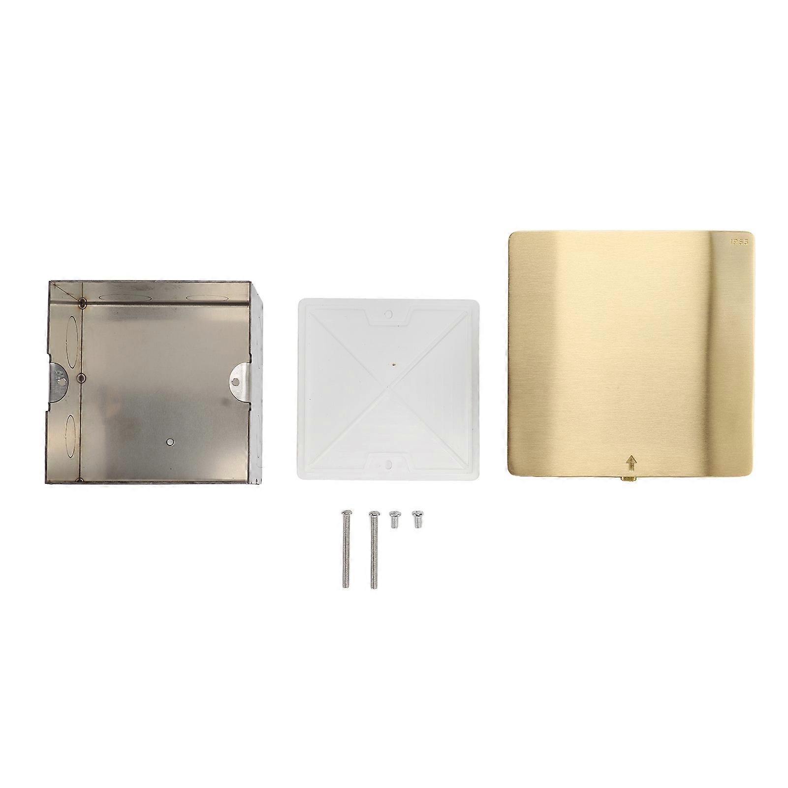 Concealed Floor Socket Brass Space Saving Flame Retardant Heat Resistant Universal Socket 250V