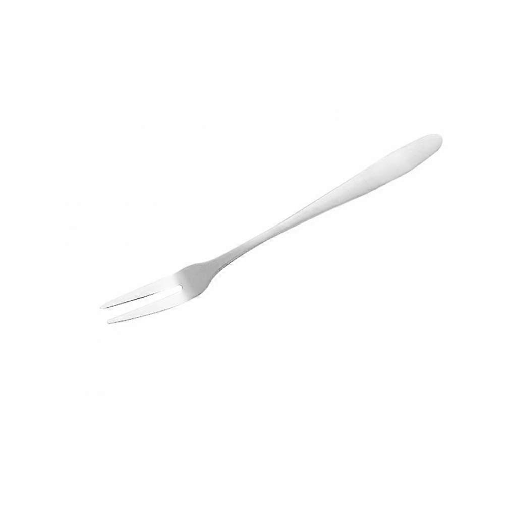 Stainless Steel Fruit Desert Fork Smooth Cake Dinner Serving Fork Tableware(#2)