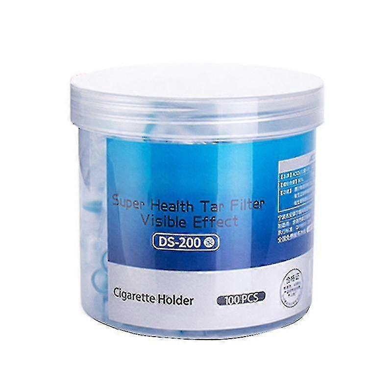 100pcs Jetable Tabac Cigarette Filter Fumer Réduire le goudron Filtration Nettoyage Holder