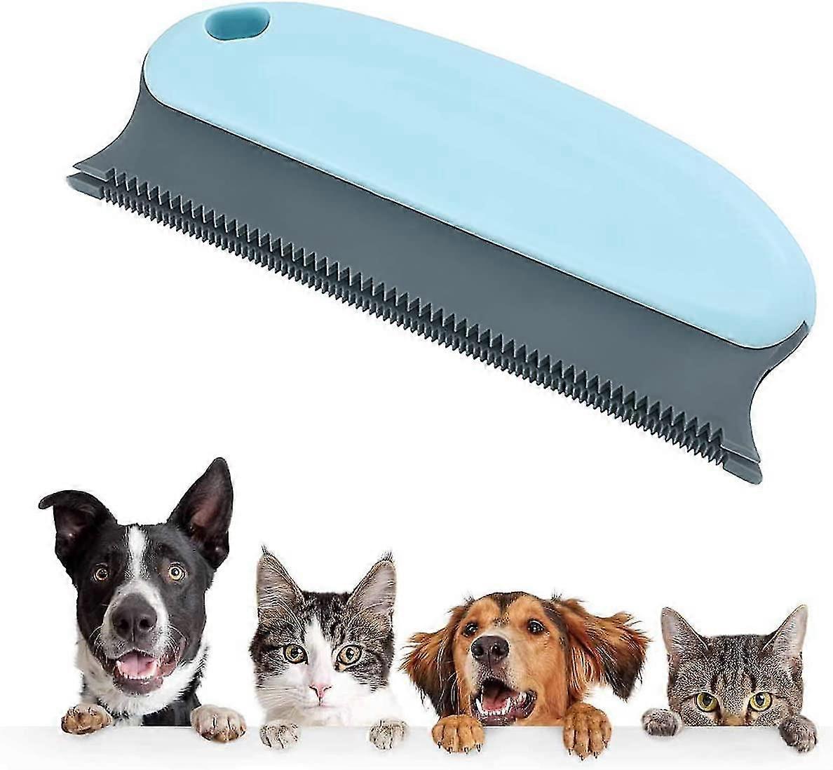 Pet Cat Dog H Remover Bru, 2 In 1 Cleaning Brush, Lint Remover Comb, Clothes/sofa/car/bed/carpet/cat Tree