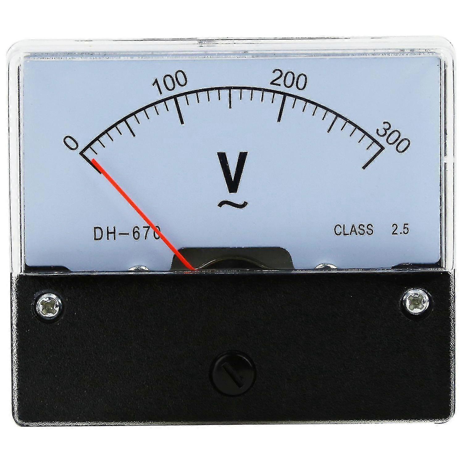 Ac 0-300v Gauge Analog Voltage Panel Meter Voltmeter Dh670