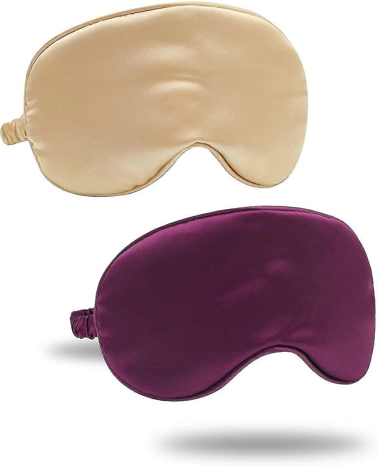 silke sateng søvnmaske med elastisk stropp øye sovende bind for øynene