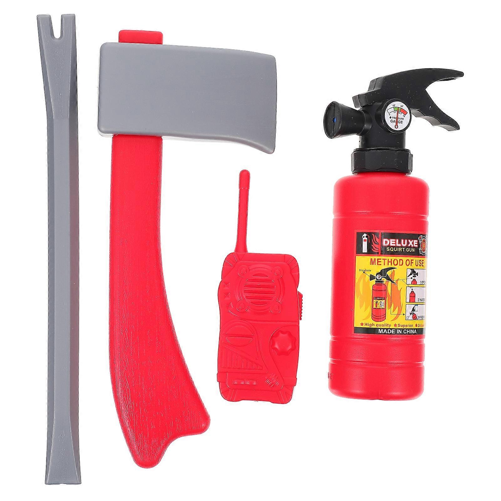 1 Set Children's Role-play Firefighting Simulation Props Children Pretend Toys