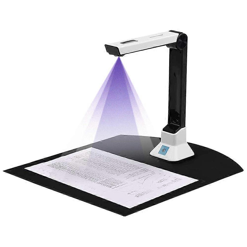 Document Camera for Teachers, Portable USB Document Camera Scanner with Stand 8MP HD A4 Cam Photo S