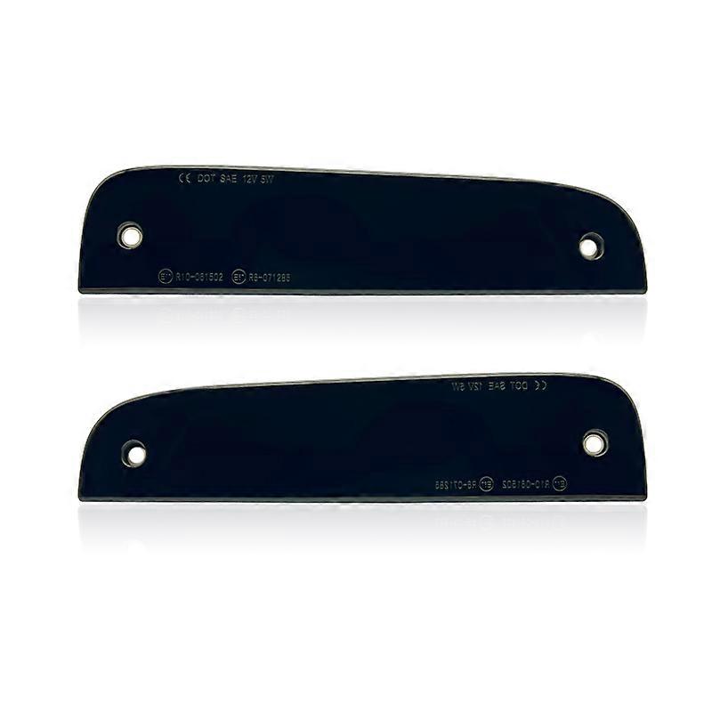 2pcs LED Front Fender Bumper Side Marker light For Jeep Cherokee 1997-2001 LED Turn Signal Lights Smoked Clear lensT10 12V