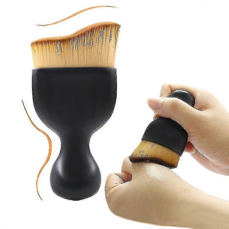 Wine Bottle Handle Wave Hair Style Makeup Brush