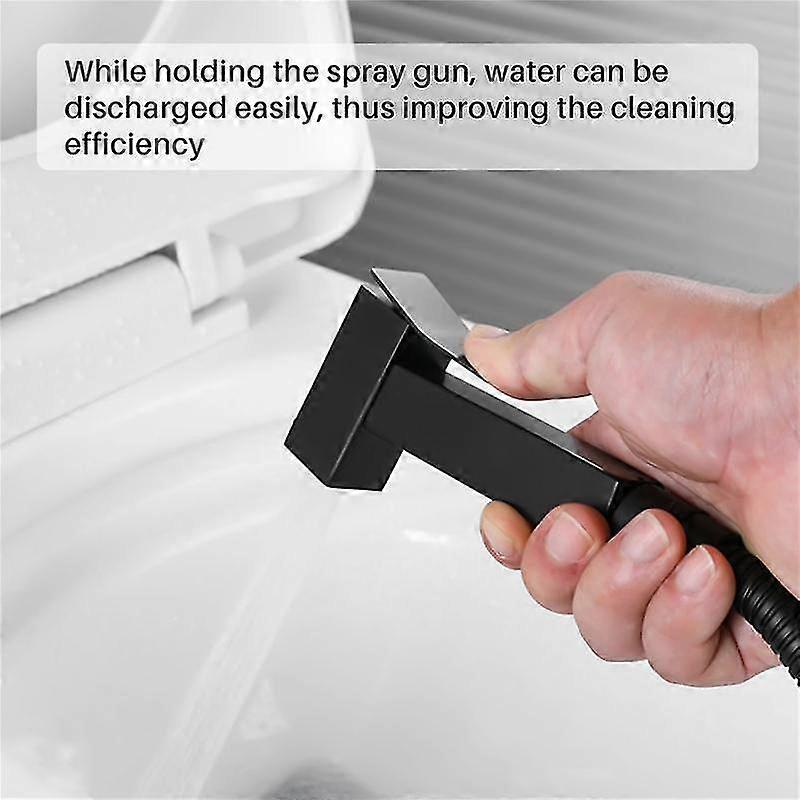 Solid Black Bidet Sprayer Handheld Shower Bidet Shower Head Shower