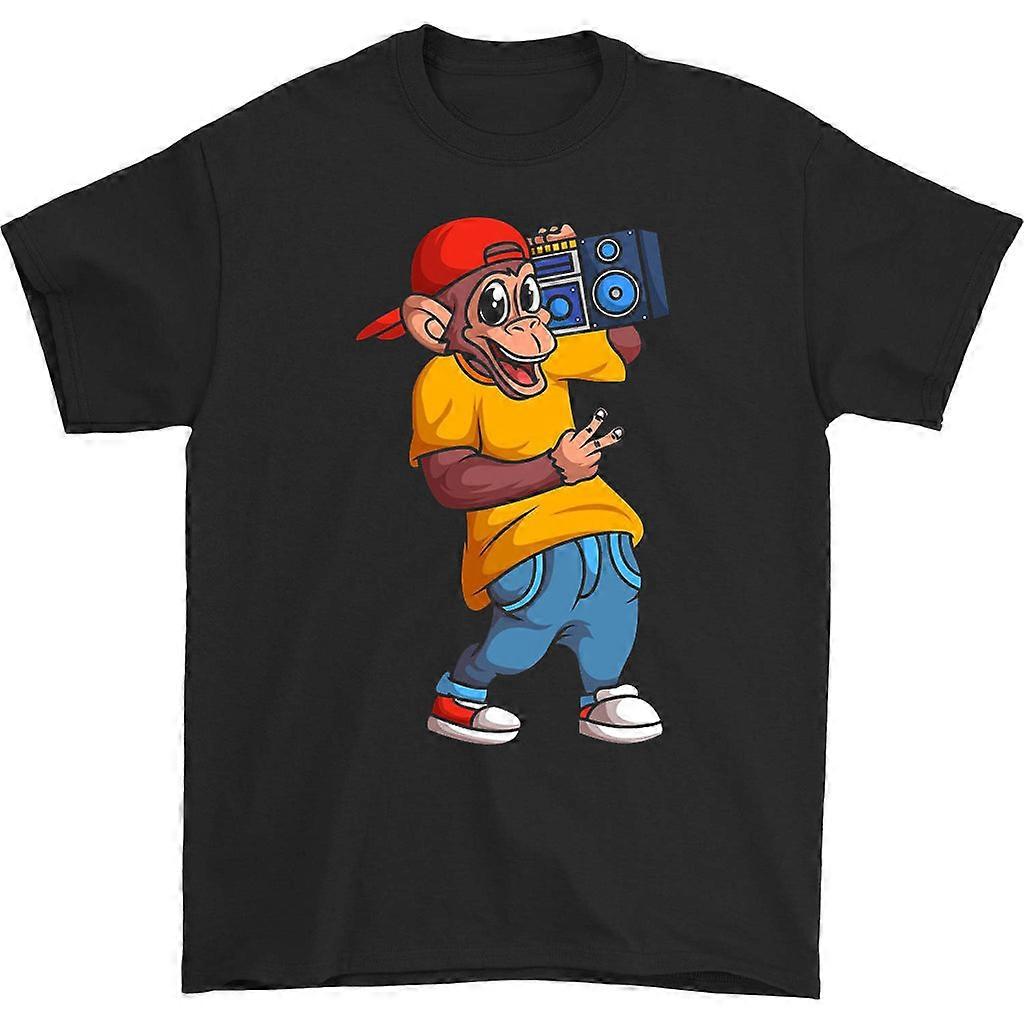 Şempanze Boombox Tişört