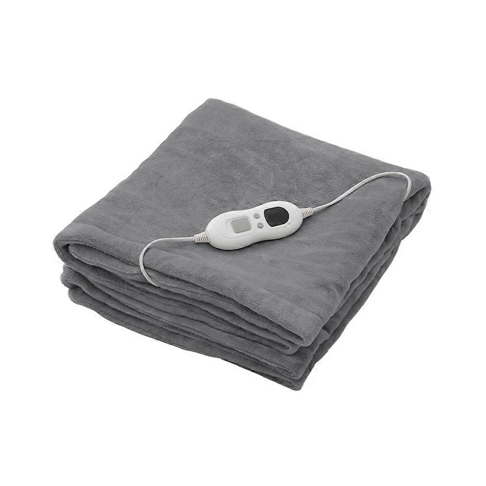 160x130cm Double-Sided Flannel Heating Throw Blanket