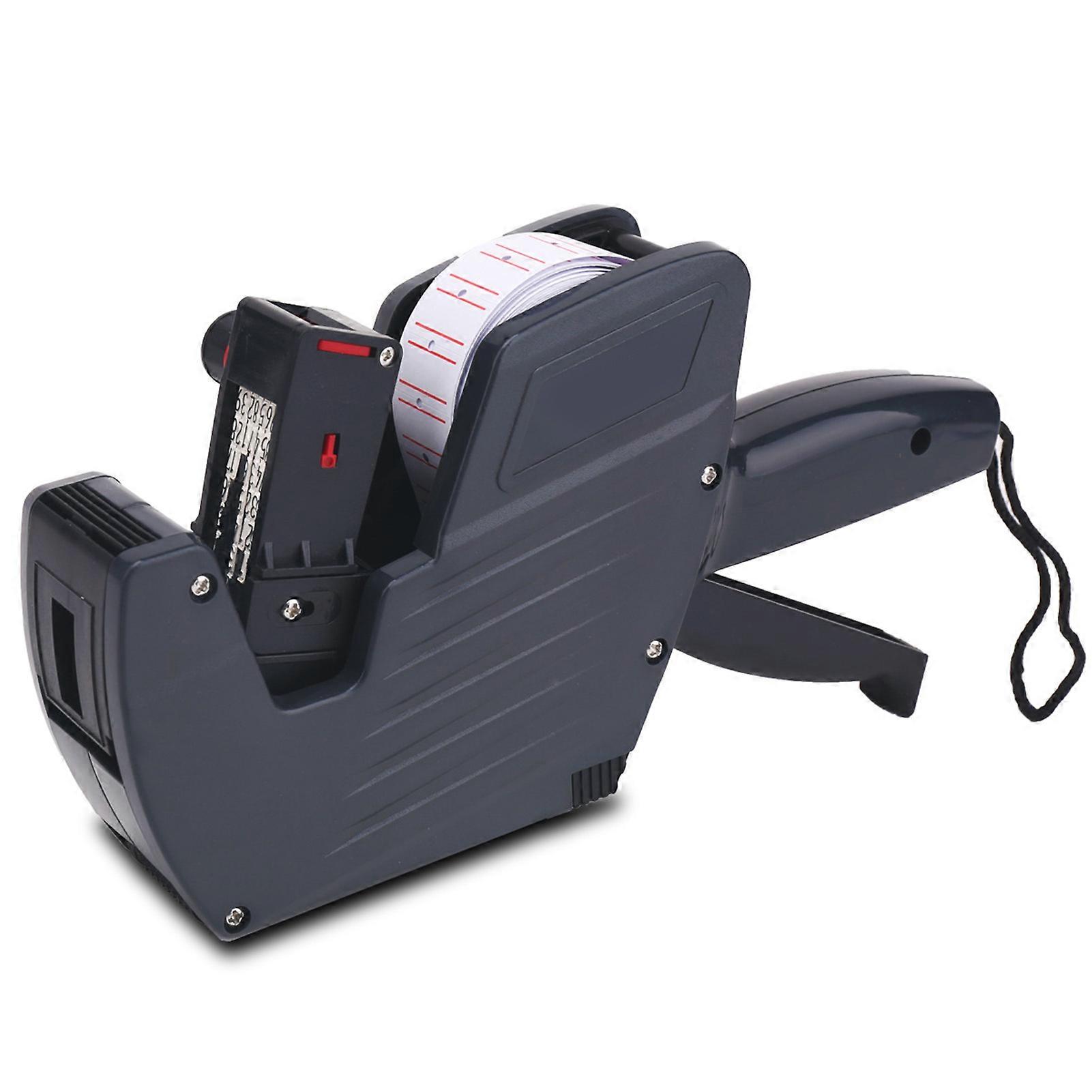 Price Tag Gun Single Line 8 Digits Tagging Gun Label Maker Portable Coding Machine for Supermarket and Shop