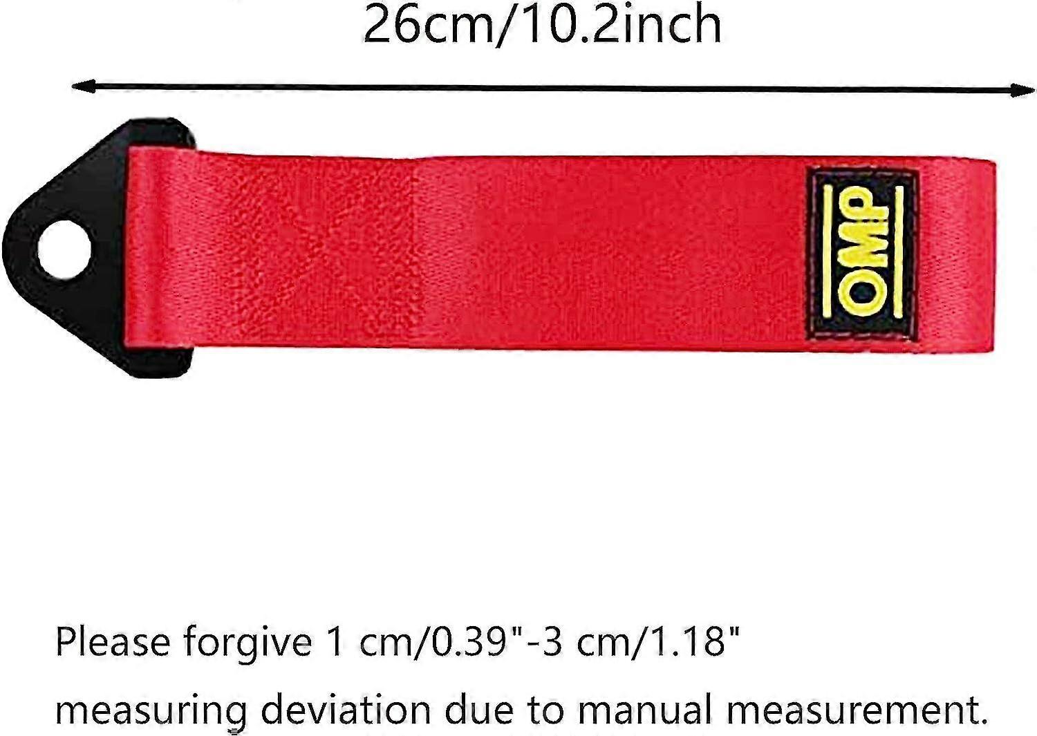 2 Pieces Nylon Tow Ropes, Racing Car Tow Strap, Sports Tow Strap, For ...