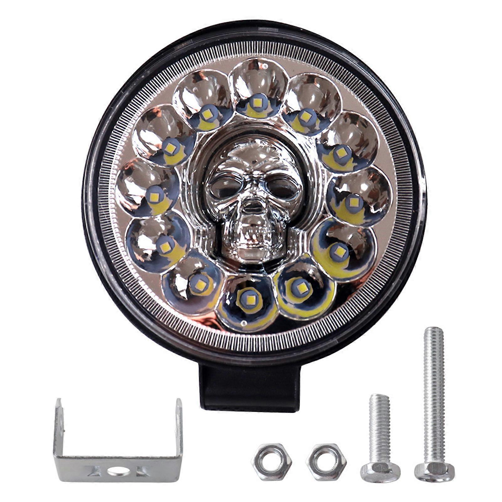1/2pcs Car LED 7-inch Round Headlight Automobile Far Near Beam Spotlights for Truck
