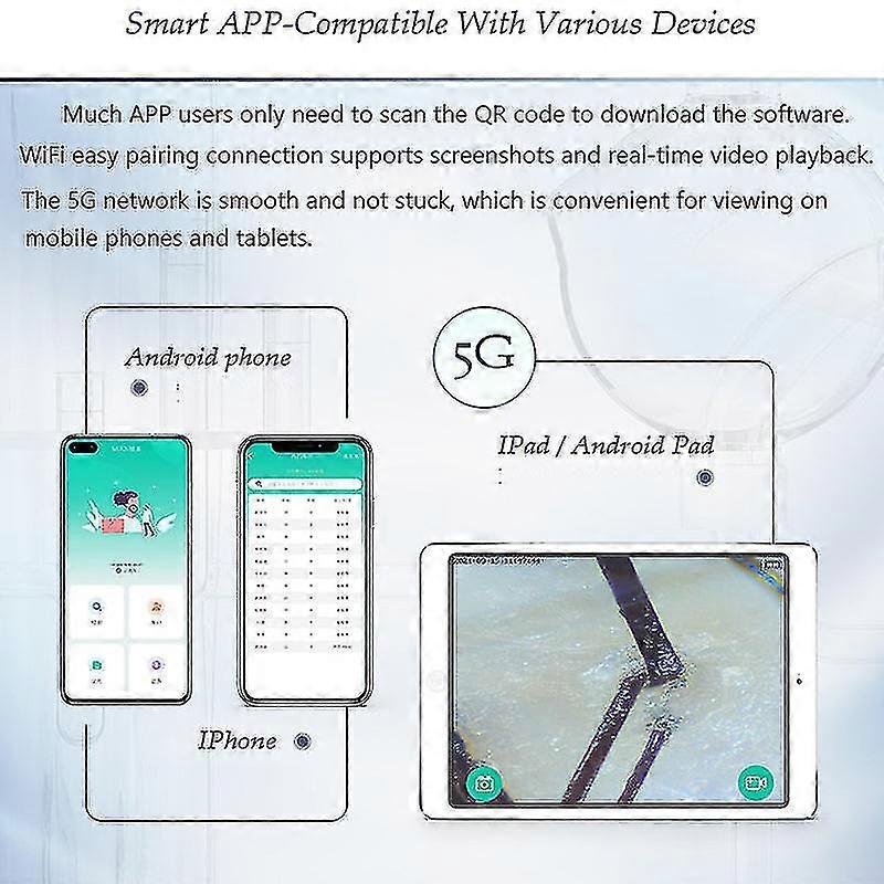 Uv Skin Analyzer 5g Wifi Scalp Skin Hair Follicle Detection Test 50x/200x Magnifying Oil Moisture Pigment Tester Face Detector