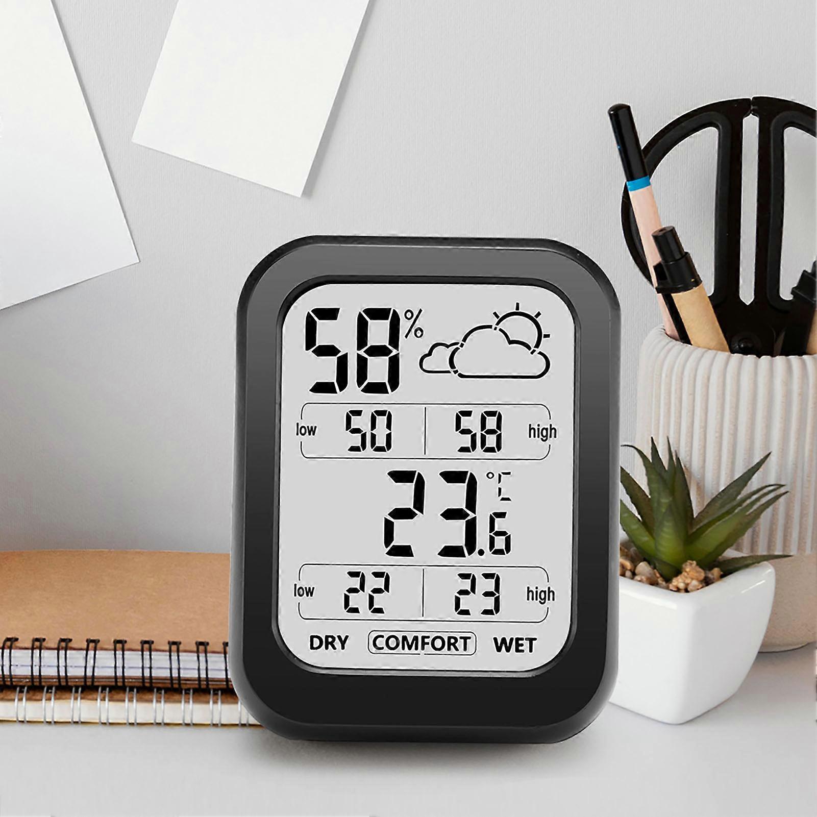 Temperature and Humidity Monitor High Accuracy Remote Monitoring Gauge Suitable for Baby Room Kitchen Bedroom
