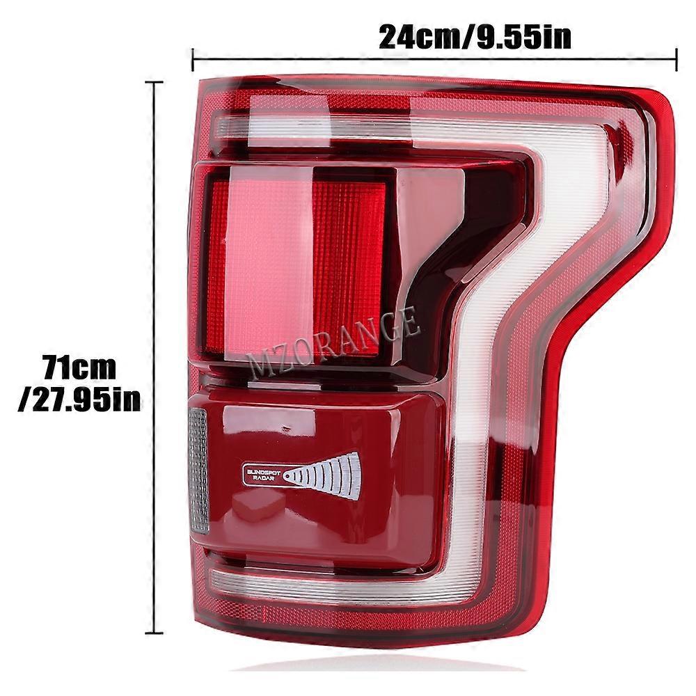 Tail Light Fit For Ford F150 2018 2019 2020 Pickup LH RH Side Rear Lamp W/Bulb - Foto 6