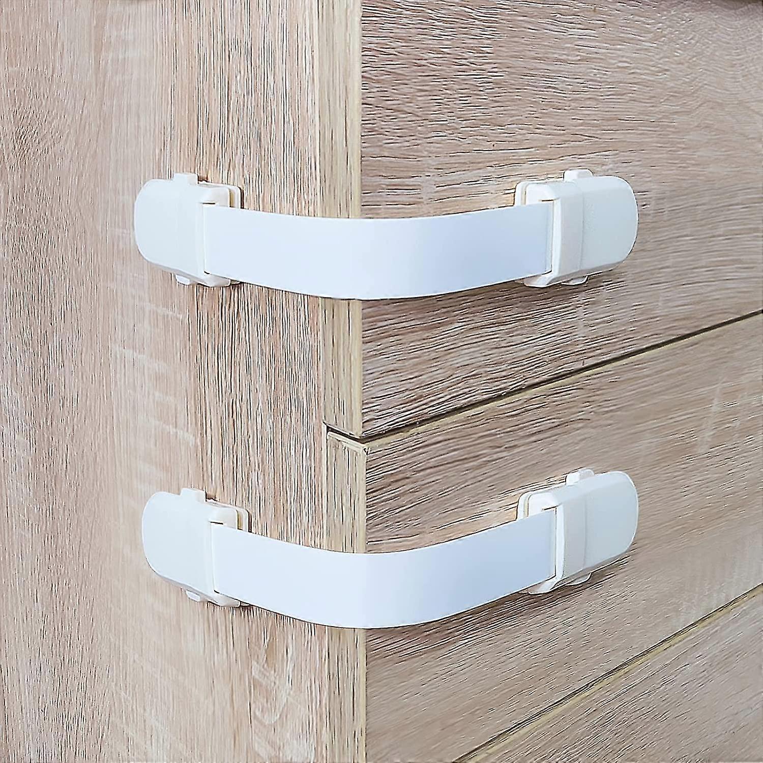 6pcs Door Blocks Window Blocks Drawer Blocks Cupboard Blocks New Generation Security Locks No Drilling Locks - Home Safety Protection For Kids & Babie