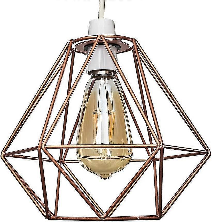 Diablo Copper Geometric Pendant