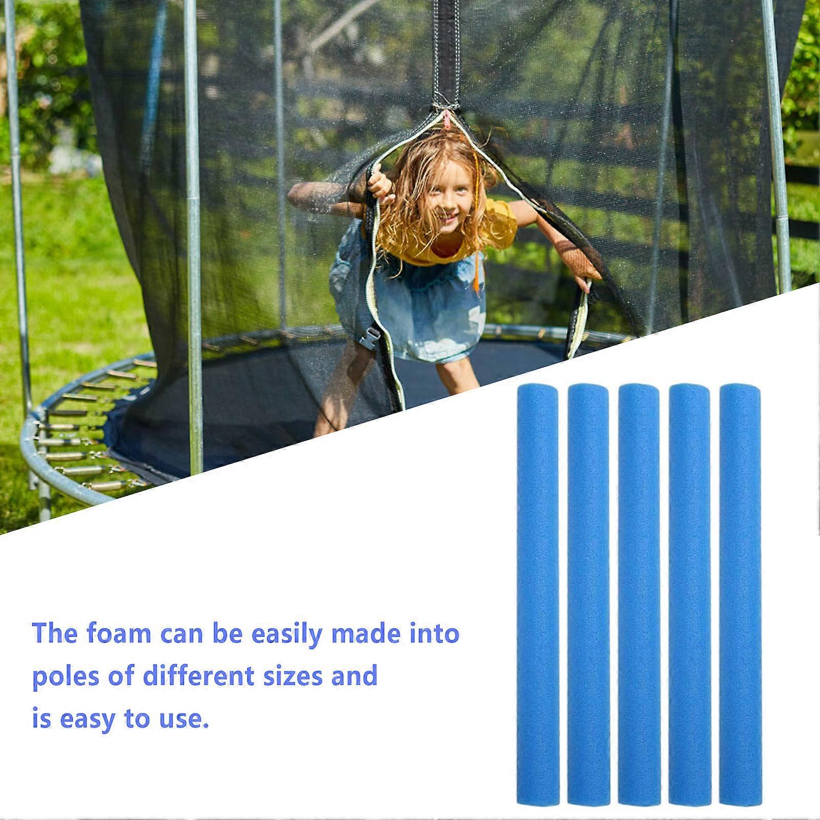 Mini Trampoline Pole Foam Sleeves 5 pcs Waterproof Trampoline Net Splicing