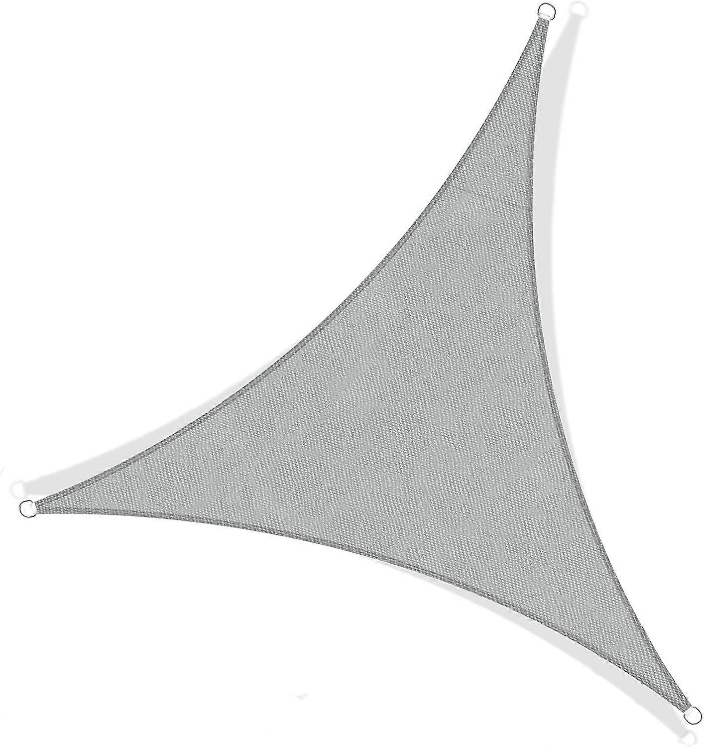 Shade Sail, Waterproof Awning UV Protection Triangular Shade Sail for Garden Patio Camping (333m, Grey)