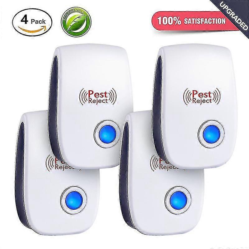 4PCS Mosquito Bug Cockroach Mouse Killer Fly Bug Zapper with Light Sensor