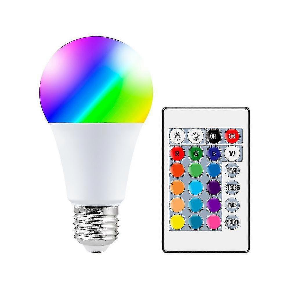 3pack 16 Color Changing Magic Light E27 Rgb Led Bulb Wireless 5w Bulb